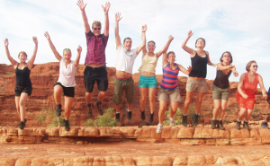 Happy Backpackers